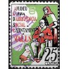Viñeta. Valls. Asistencia Social. 25 Céntimos (Nuevo, con señal de fijasellos)