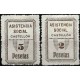 Viñetas. Asistencia Social. Castellón. 2 y 5 Pesetas (Nuevo, con señal de fijasellos)