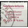 Viñeta. Frente Popular Antifascista. Lorca. 0,05 Pesetas (Usado)