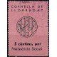 Viñeta. Asistencia Social. Cornella de Llobregat. 5 Céntimos (Usado)