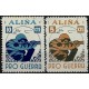 Viñetas. Aliñá. Pro Guerra. 5 y 10 Céntimos (Nuevo, con señal de fijasellos)