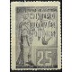 Sello Benéfico. Montepío. Auxiliares. Contribuciones. 25 Céntimos (Nuevo, con señal de fijasellos)