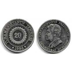 (4) Turkmenistán. 1993. 20 Tenge (SC-)
