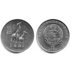 (186) Corea del Norte. 2002. ½ Chon (SC)