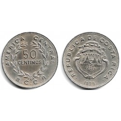 (189.2) Costa Rica. 1975. 50 Céntimos (MBC)