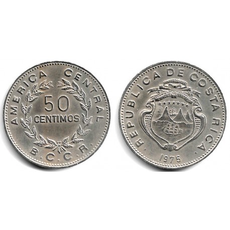 (189.2) Costa Rica. 1975. 50 Céntimos (MBC)