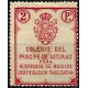 Viñeta. Colegio del Principe de Asturias para Huérfanos Médicos. 2 Pesetas (Usado)