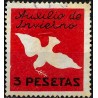 Viñeta. Auxilio de Invierno. 3 Pesetas (Usado)
