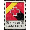Viñeta. Auxilio Sanitario. 10 Céntimos (Nuevo, con señal de fijasellos)