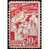 Viñeta. Pro Colonias. Consejerias de Cultura de Aragón. 10 Céntimos (Nuevo, con seña de fijasellos y sin goma)