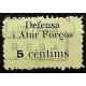 Viñeta. Defensa i Atur Forçós. 5 Céntimos (Usado)