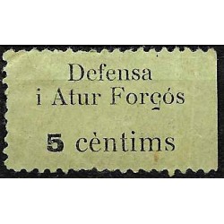 Viñeta. Defensa i Atur Forçós. 5 Céntimos (Usado)