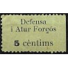Viñeta. Defensa i Atur Forçós. 5 Céntimos (Usado)
