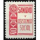 Viñeta. Alayor. Sanidad y Asistencia Social. 5 Céntimos (Nuevo, con señal de fijasellos)