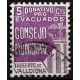 Viñeta. Tabernes de Valldigna. Pro Evacuados. 5 Céntimos (Usado)