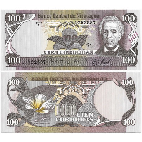 (141) Nicaragua. 1984. 100 Córdobas (SC)