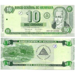 (191) Nicaragua. 2002. 10 Córdobas (SC)