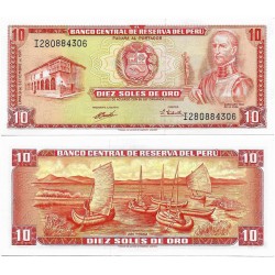 (100b) Nicaragua. 1971. 10 Soles de Oro (SC)