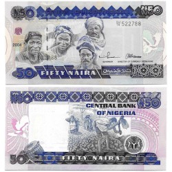 (27e) Nigeria. 2004. 50 Naira (SC)