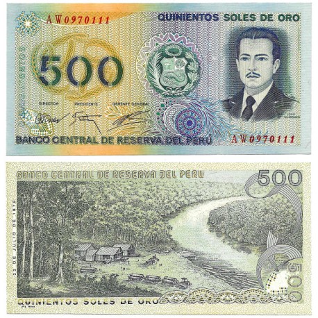 (115) Perú. 1976. 500 Soles de Oro (SC)