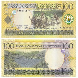 (29) Ruanda. 2003. 100 Francs (SC)