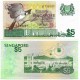 (10) Singapur. 1976. 5 Dollars (EBC)