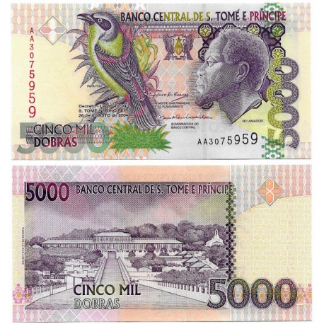 (65c) Santo Tomé y Principe. 2004. 5000 Dobras (SC)