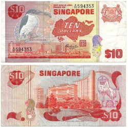 (11b) Singapur. 1976. 10 Dollars (MBC)