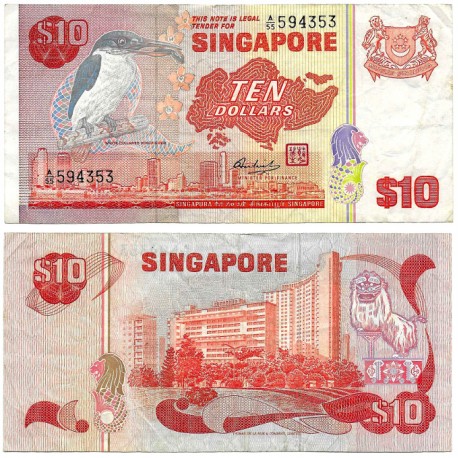 (11b) Singapur. 1976. 10 Dollars (MBC)