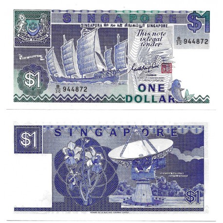 (18a) Singapur. 1987. 1 Dollar (SC)