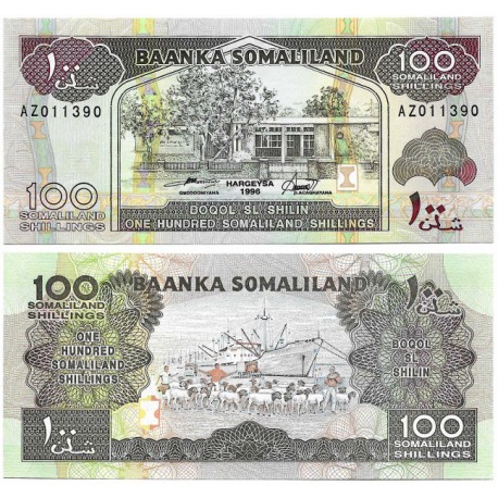 (5b) Somalilandia. 1996. 100 Shillings (SC)