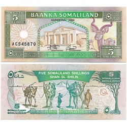 (1) Somalilandia. 1994. 5 Shillings (SC)