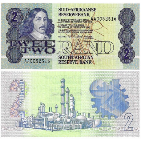 (118e) Sudáfrica. 1978-80. 2 Rand (SC)