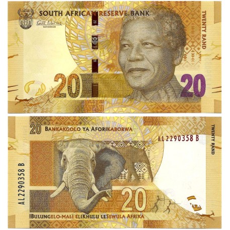 (134) Sudáfrica. 2012. 20 Rand (SC)