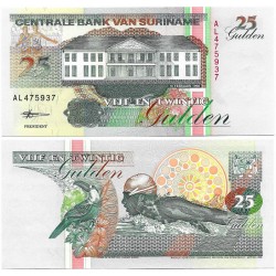 (138d) Surinam. 1998. 25 Gulden (SC)