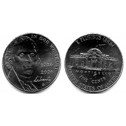 Estados Unidos de América. 2026(D). 5 Cents (SC)