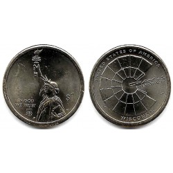 Estados Unidos de América. 2026(P). 1 Dollar (SC) Wisconsin