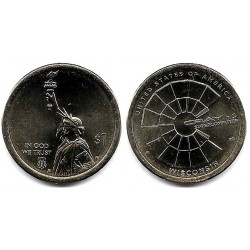 Estados Unidos de América. 2026(D). 1 Dollar (SC) Wisconsin