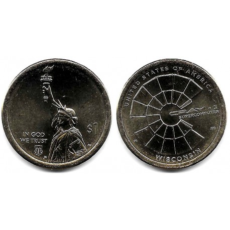 Estados Unidos de América. 2026(D). 1 Dollar (SC) Wisconsin