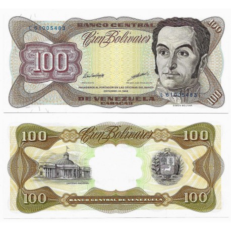 (66g) Venezuela. 1998. 100 Bolívares (SC)