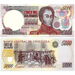 (78c) Venezuela. 1998. 5000 Bolivares (SC)