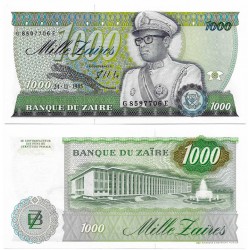 (31a) Zaire. 1985. 1000 Zaires (SC)