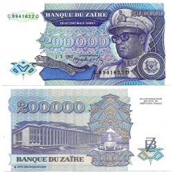 (42) Zaire. 1992. 200000 Zaires (SC)