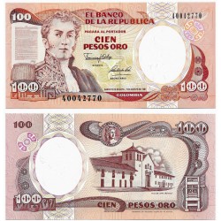 (426A) Colombia. 1991. 100 Pesos Oro (SC)
