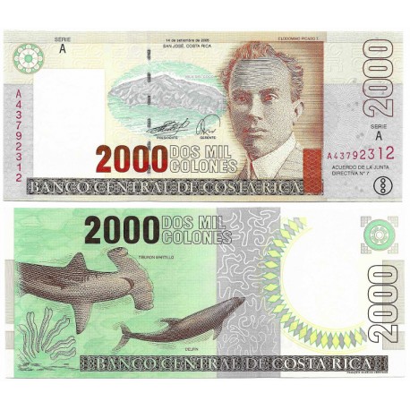 (265e) Colombia. 2005. 2000 Colones (SC)