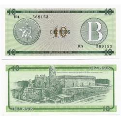 (FX8) Cuba. 1985. 10 Pesos (SC)
