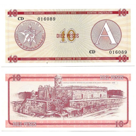 (FX4) Cuba. 1985. 10 Pesos (SC)