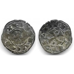 Alfonso I (Reino de Aragón). 1109-1126. Dinero (MBC+)