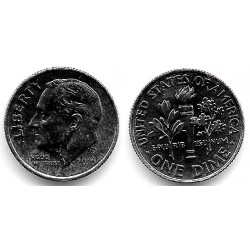 (195a) Estados Unidos de América. 2016(D). 1 Dime (EBC+)