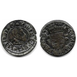 Felipe IV. 1663. 16 Maravedí (BC+) Ceca de Madrid S